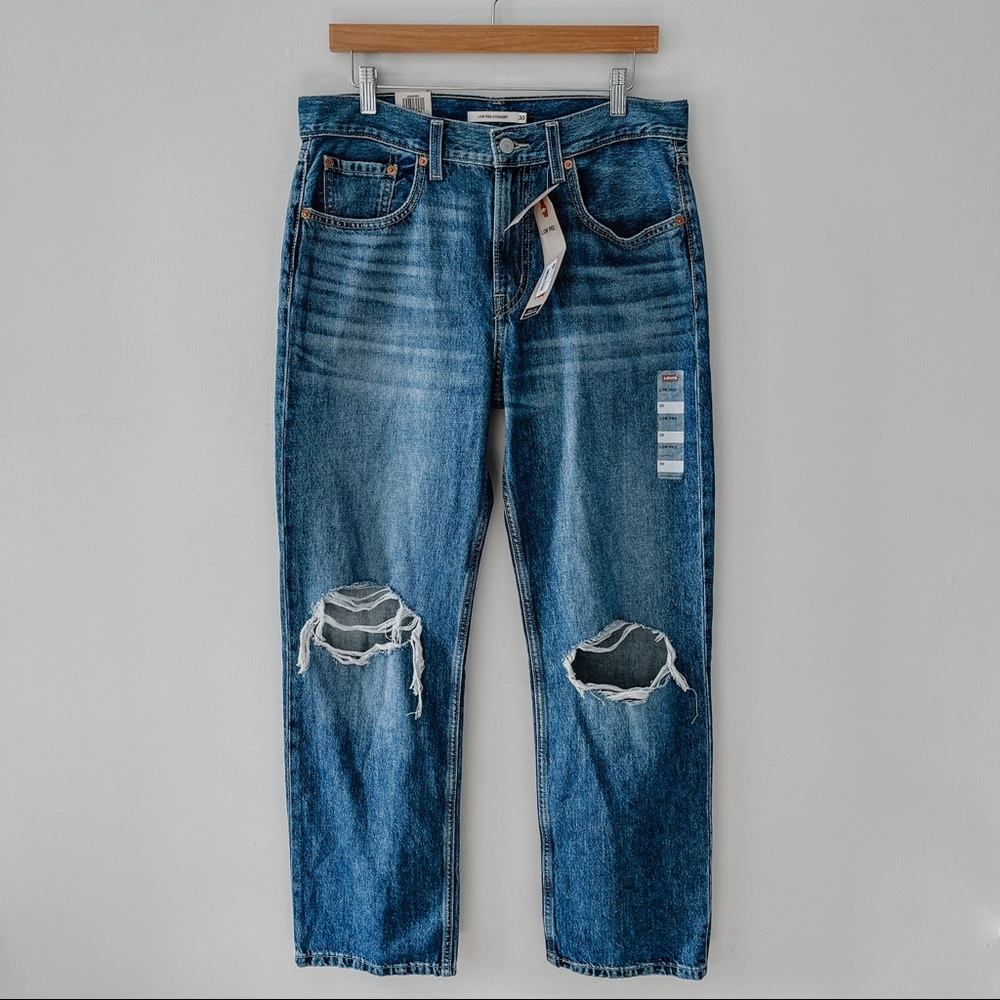 LEVI'S | High Rise Low Pro Straight Jeans Medium Wash Sz 30
